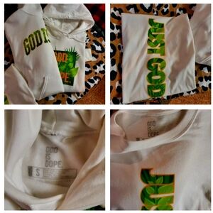God Is Dope Bundle Unisex 2Hoodies 1 Longsleeve Size Sm